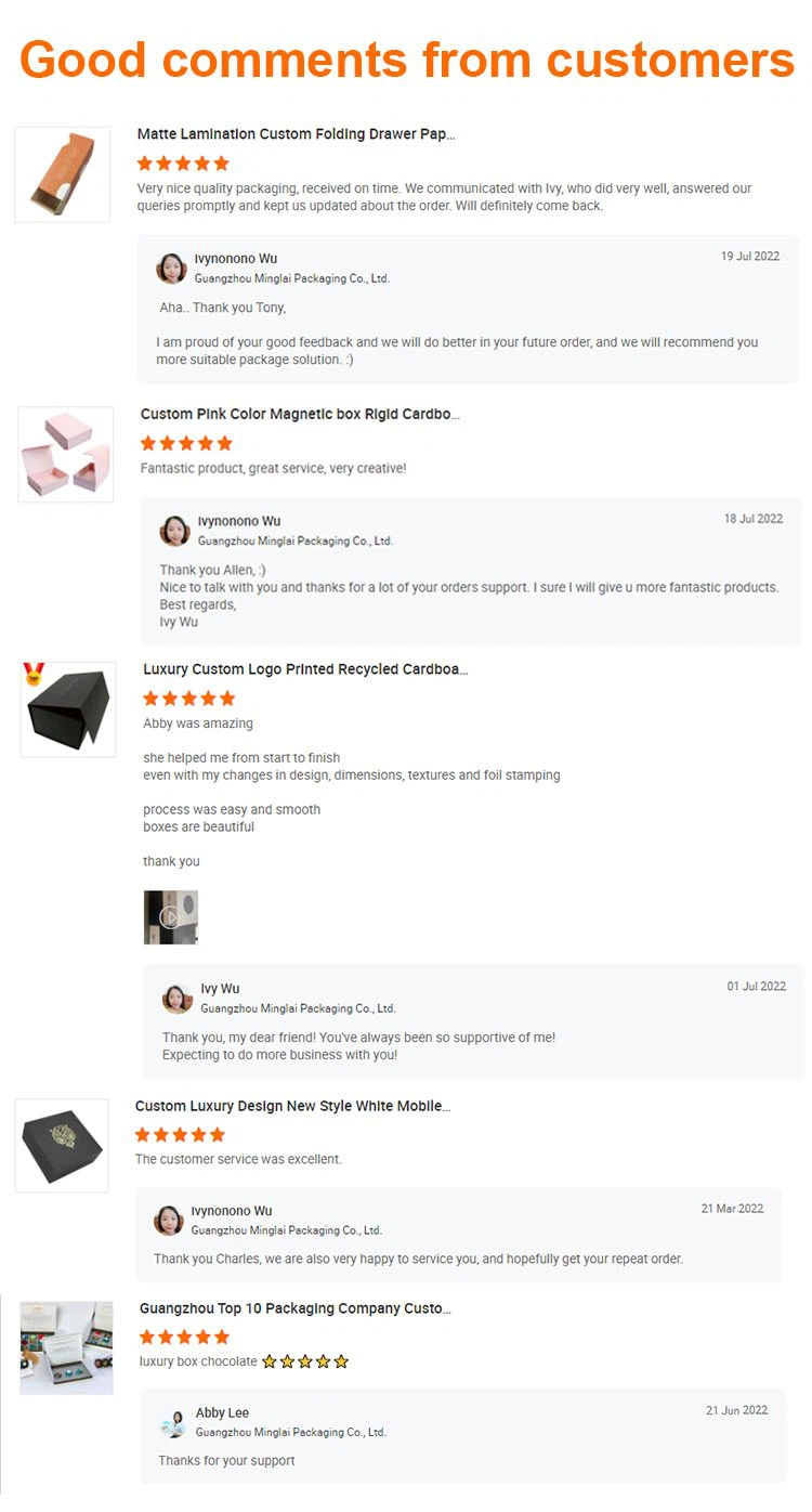 product-750-1396 buyer feedback of Minglai packaging